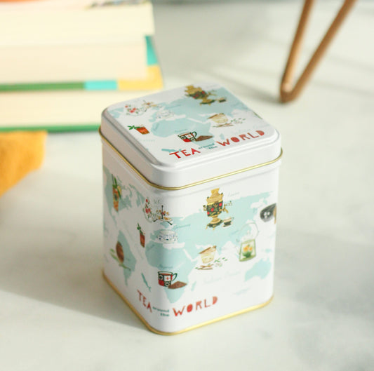 Tea Around the World Tea Tin by Plum Deluxe Tea