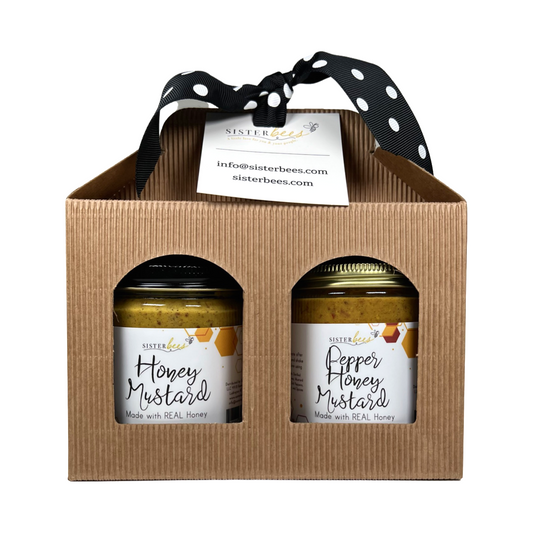 Spicy Gourmet Mustard Gift Set by Sister Bees