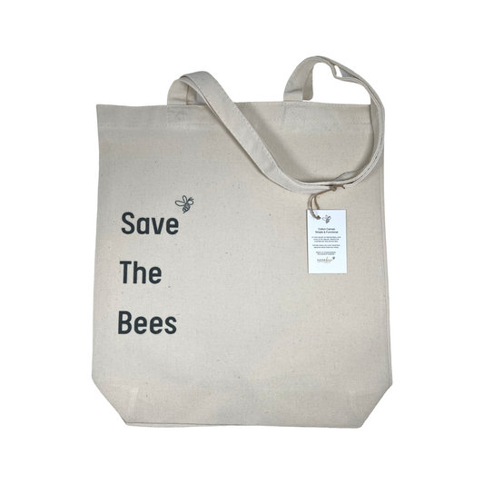 Save the Bees Grocery Tote by Sister Bees