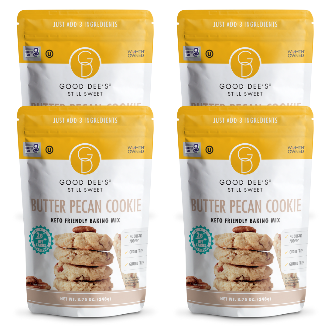 Butter Pecan Keto Cookie Mix - Gluten Free and No Added Sugar by Good Dee's