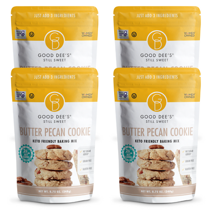 Butter Pecan Keto Cookie Mix - Gluten Free and No Added Sugar by Good Dee's