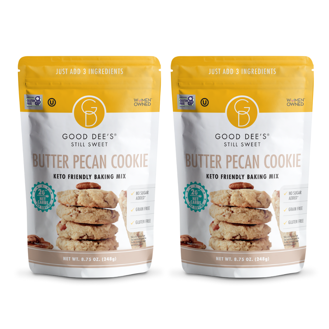 Butter Pecan Keto Cookie Mix - Gluten Free and No Added Sugar by Good Dee's