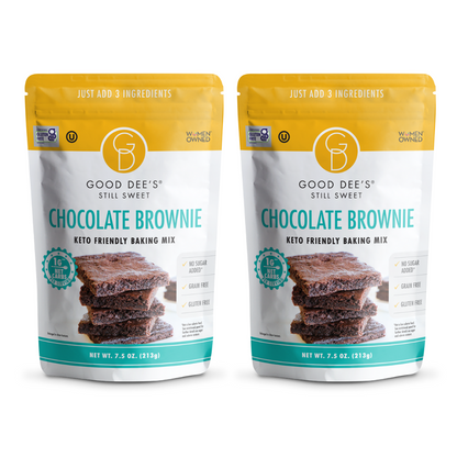 Chocolate Keto Brownie Mix - Gluten Free and No Added Sugar by Good Dee's