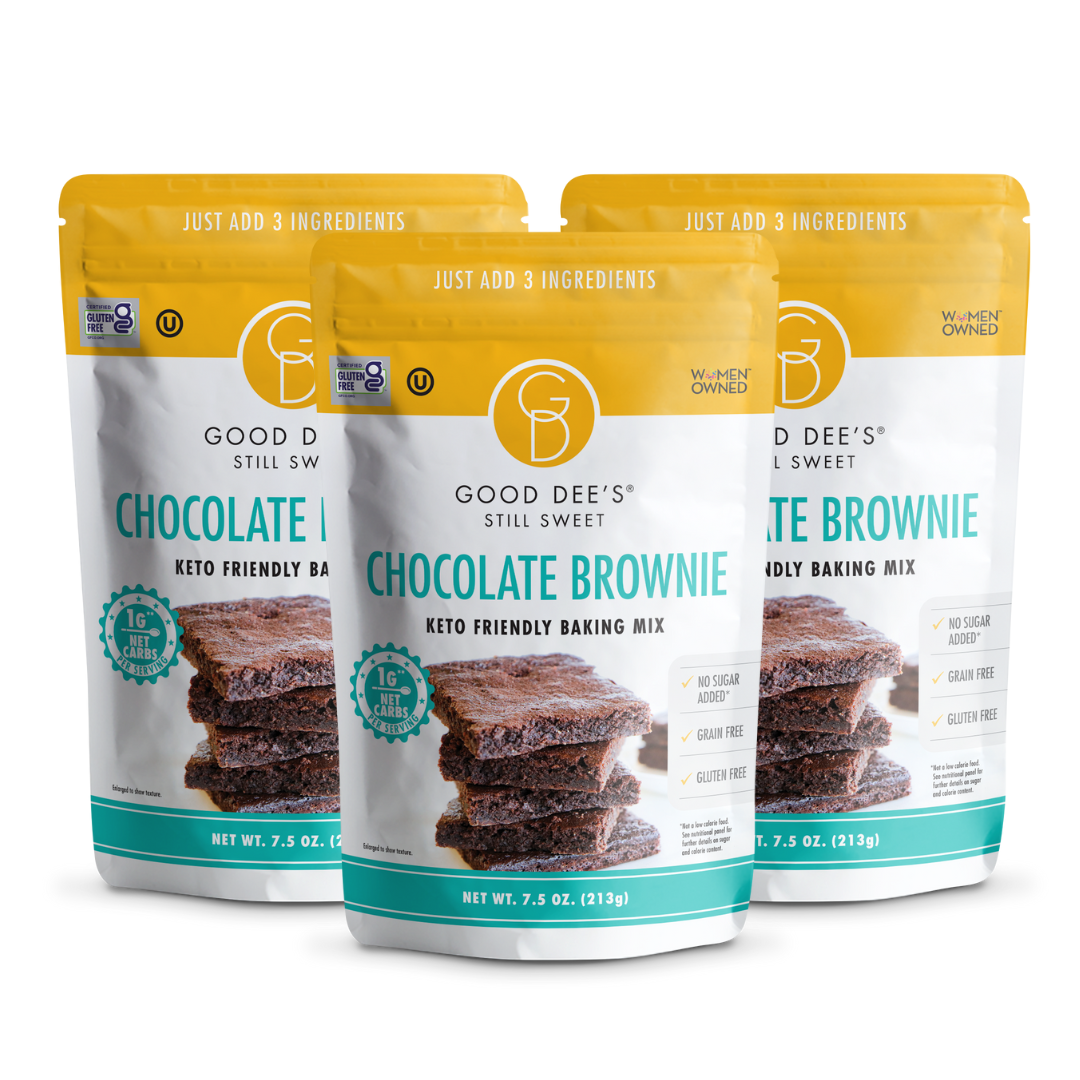 Chocolate Keto Brownie Mix - Gluten Free and No Added Sugar by Good Dee's