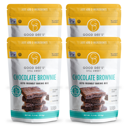 Chocolate Keto Brownie Mix - Gluten Free and No Added Sugar by Good Dee's