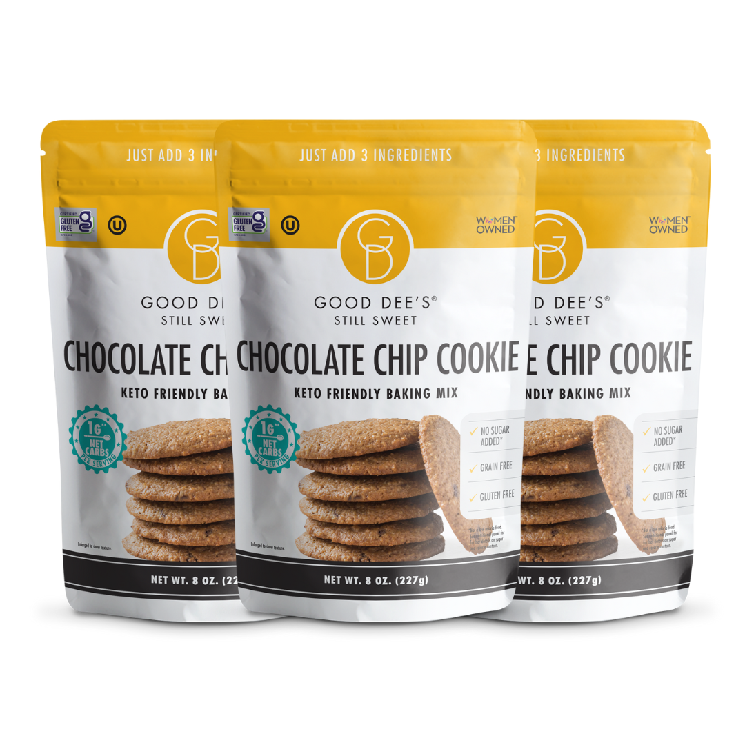 Chocolate Chip Keto Cookie Mix - Gluten Free and No Added Sugar by Good Dee's