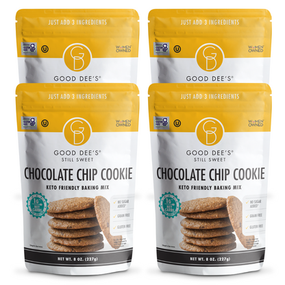 Chocolate Chip Keto Cookie Mix - Gluten Free and No Added Sugar by Good Dee's