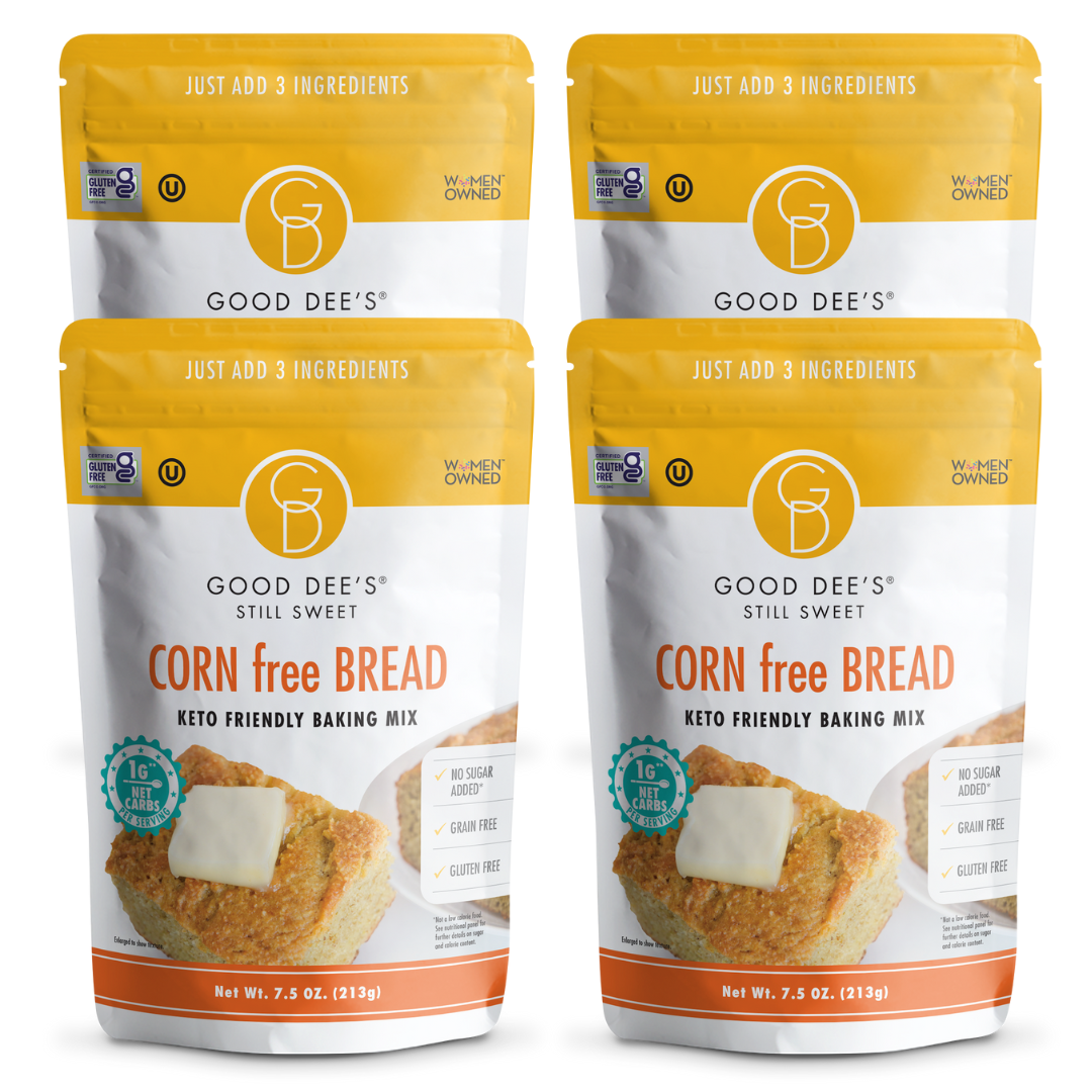 Corn (free) Keto Bread Mix - Gluten Free and No Added Sugar by Good Dee's