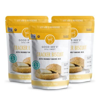 Cracker Biscuit Keto Mix - Gluten Free and No Added Sugar by Good Dee's