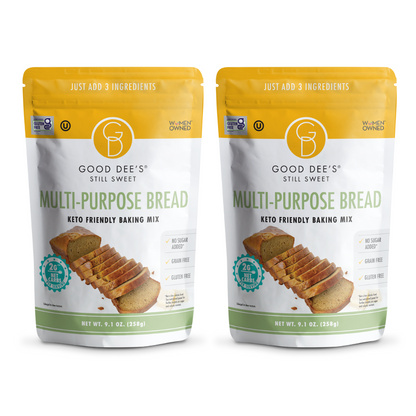 Multi-Purpose Keto Bread Mix - Gluten Free and No Added Sugar by Good Dee's