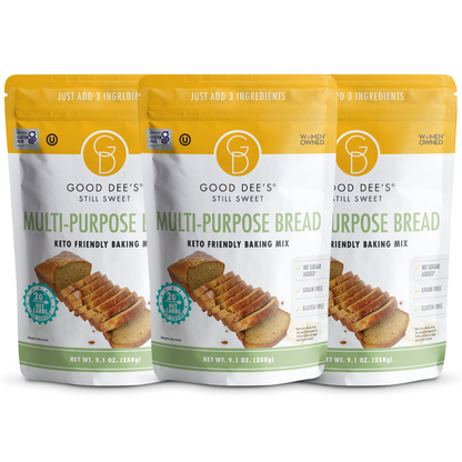 Multi-Purpose Keto Bread Mix - Gluten Free and No Added Sugar by Good Dee's