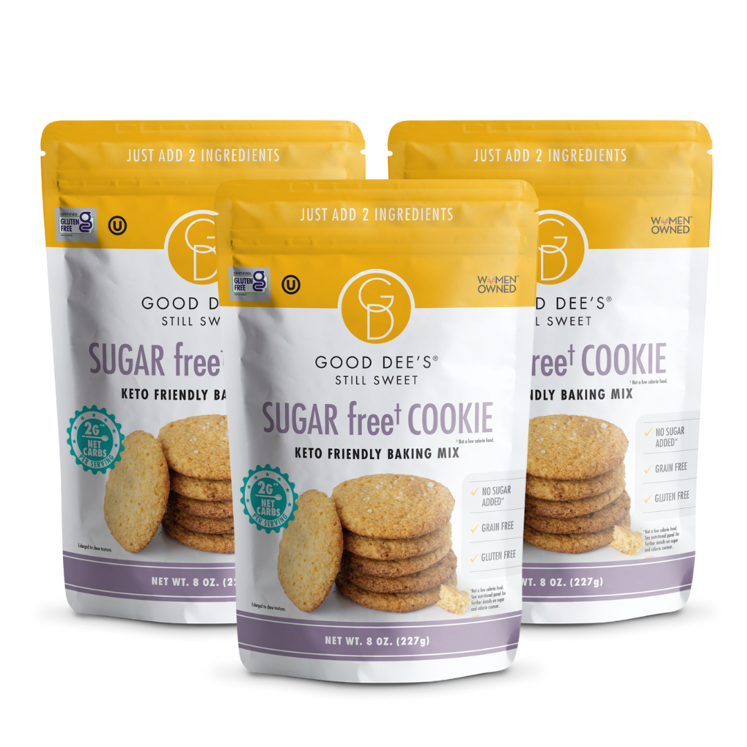 Sugar Free Keto Cookie Mix - Gluten Free and No Added Sugar by Good Dee's