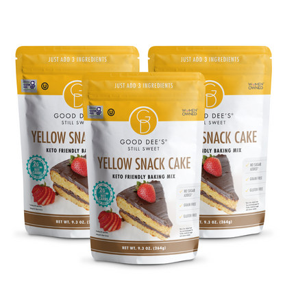 Yellow Snack Keto Cake Mix - Gluten Free and No Added Sugar by Good Dee's