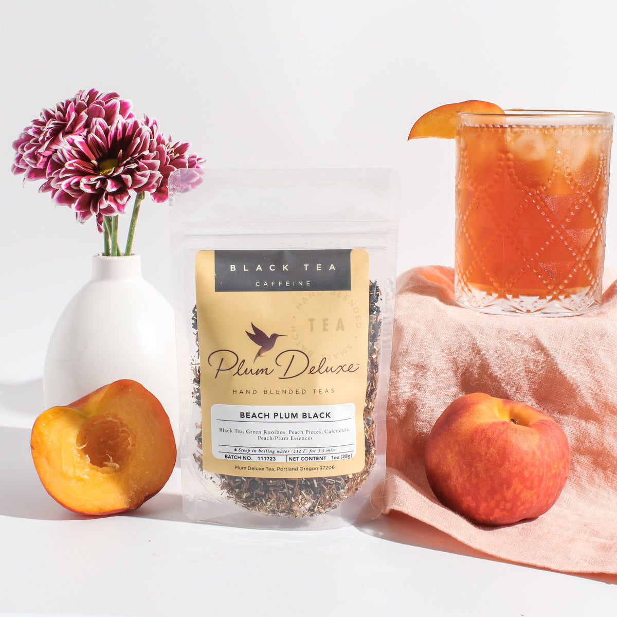 Beach Plum Black Tea (Peach - Plum) by Plum Deluxe Tea