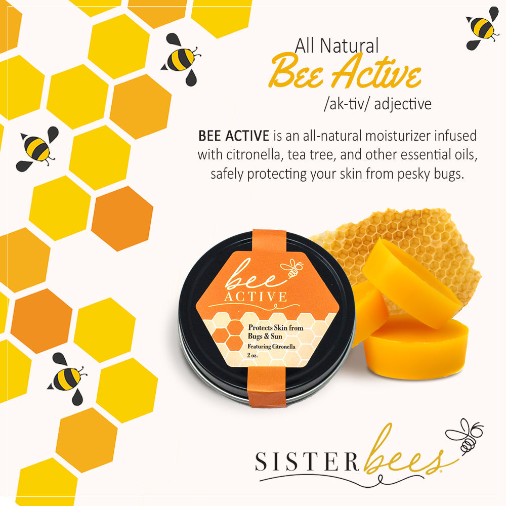 Bee Active - Protects Against Bugs - Travel Size by Sister Bees