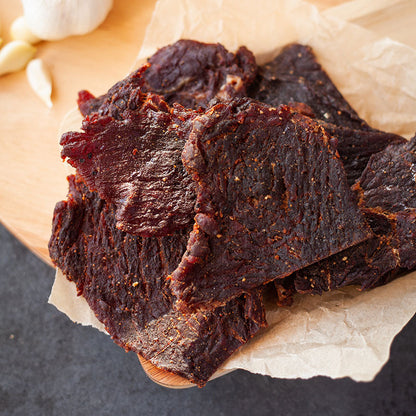 Galactic Garlic Gourmet Garlic Beef Jerky (8oz bag) by BeefJerky.com