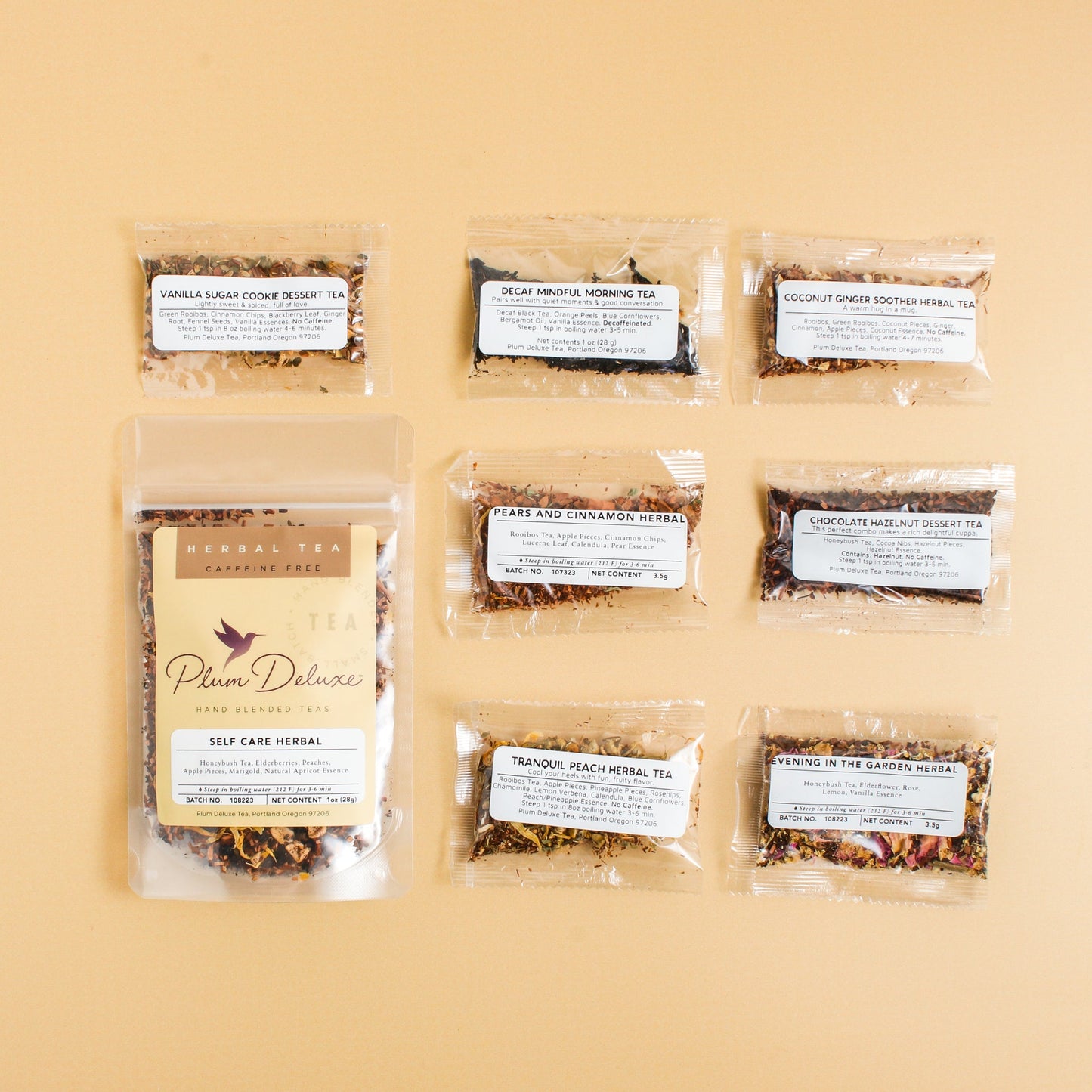 Best Sellers Sampler Set by Plum Deluxe Tea