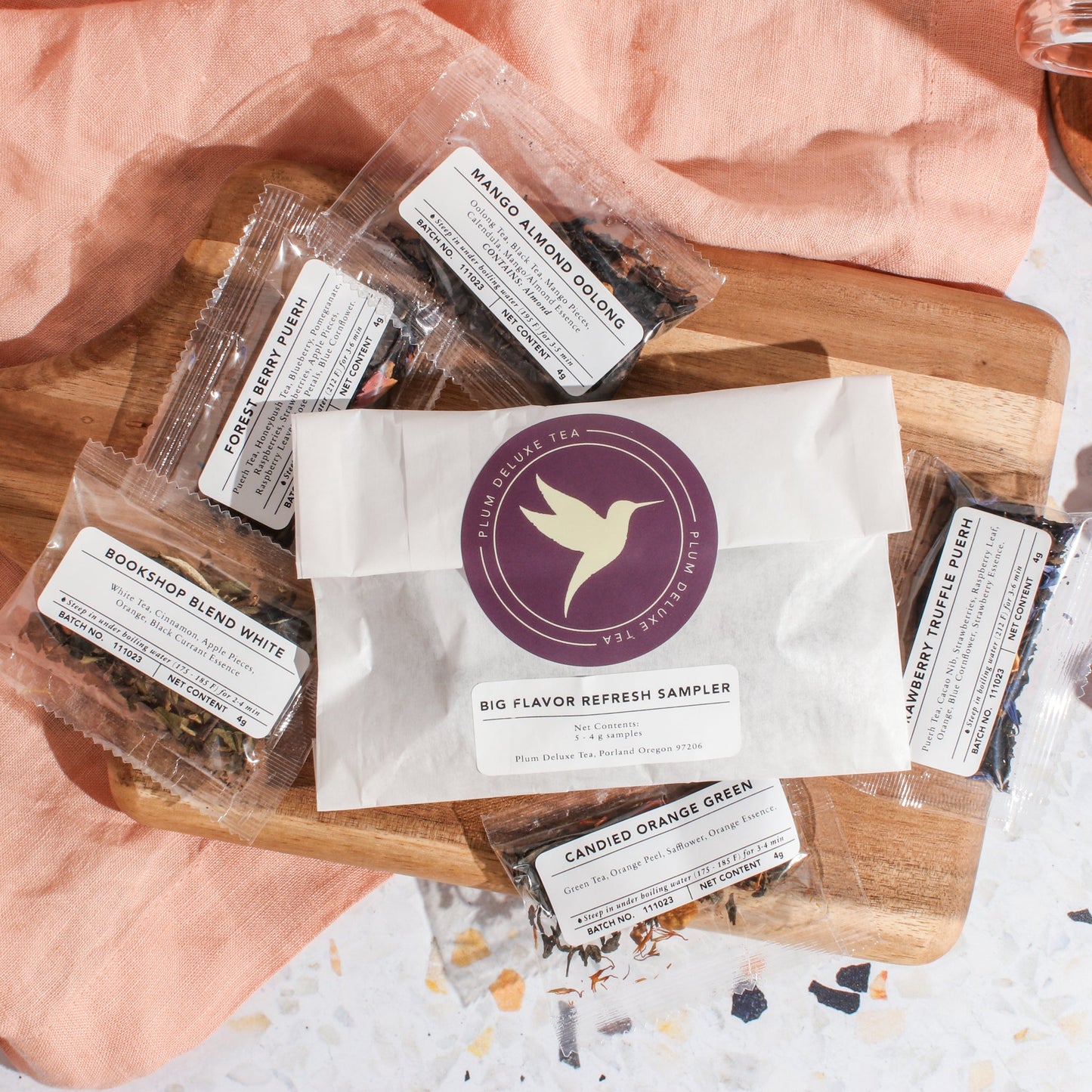 Big Flavor Refresh Sampler Kit by Plum Deluxe Tea