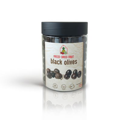 Freeze Dried Pitted Olives Snack Pouch (Salted) by The Rotten Fruit Box