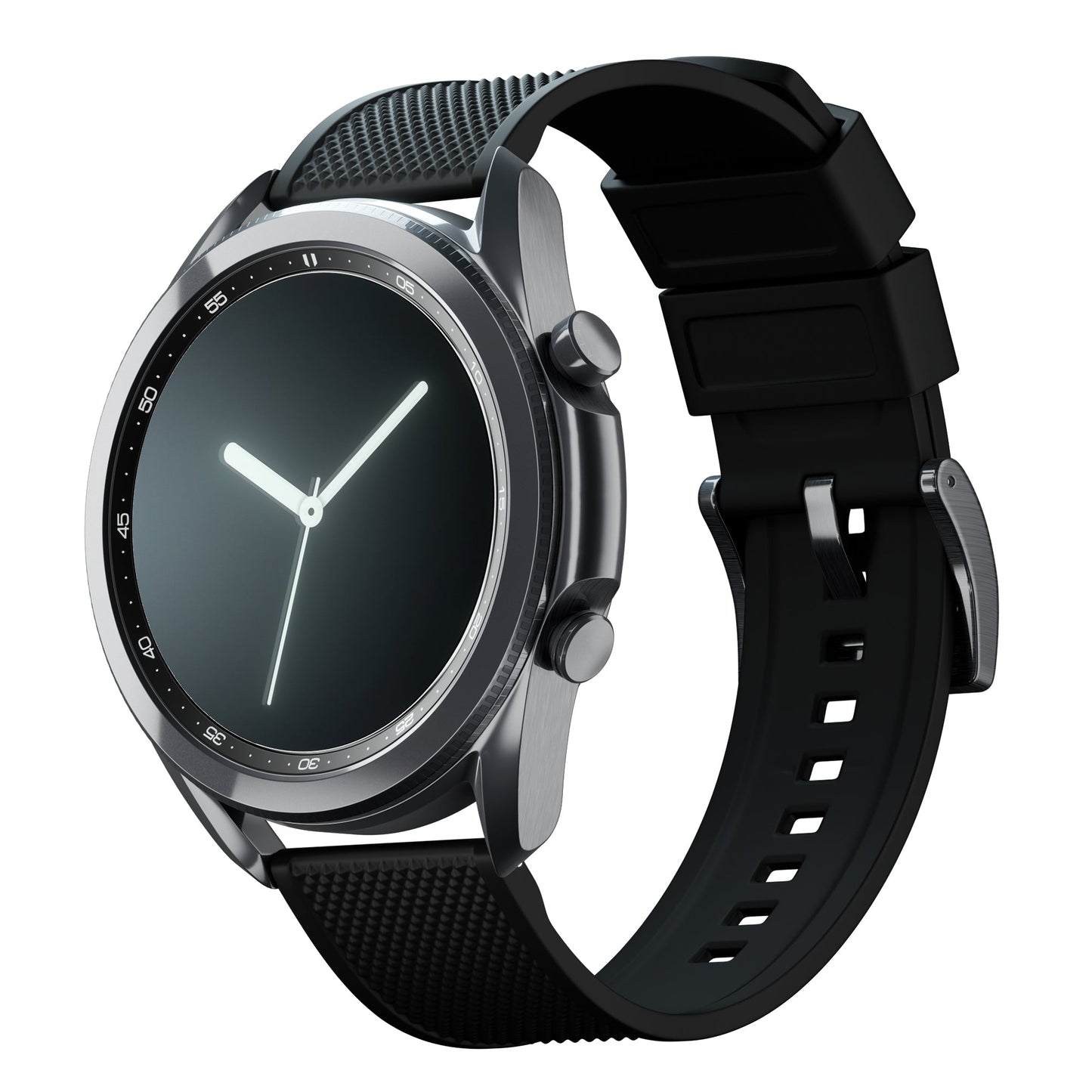 Samsung Galaxy Watch3 | Elite Silicone | Black by Barton Watch Bands