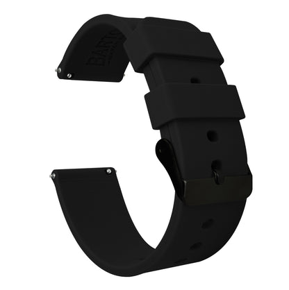 Samsung Galaxy Watch4 | Silicone | Black by Barton Watch Bands