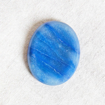 Blue Aventurine Worry Stone by Tiny Rituals