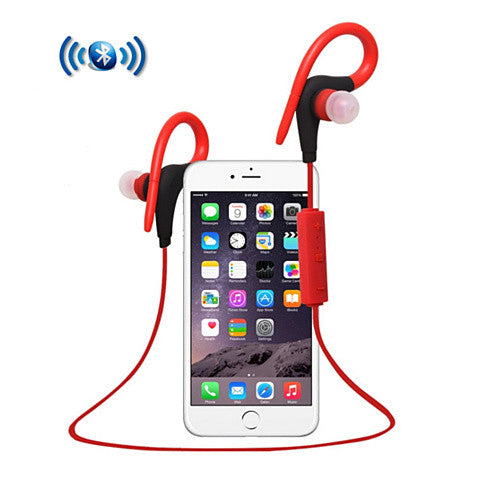 Bluetooth Headphone with Secure Ear Hook and Remote by VistaShops