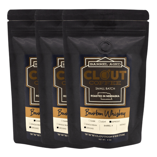 Bourbon Whiskey | Variety Sampler 4oz by Clout Coffee