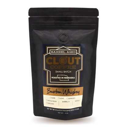 Bourbon Whiskey | Sample 4oz Bag by Clout Coffee