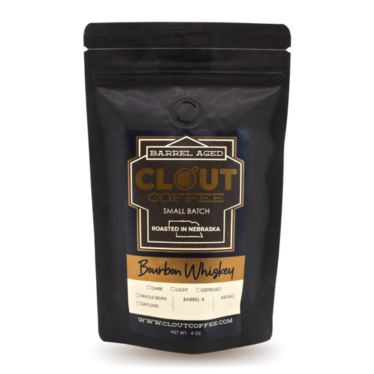 Bourbon Whiskey | Sample 4oz Bag by Clout Coffee