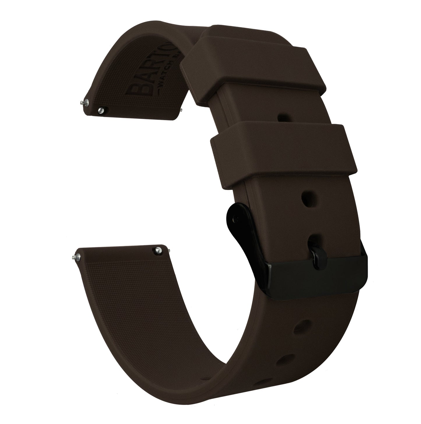 Samsung Galaxy Watch4 | Silicone | Chocolate Brown by Barton Watch Bands