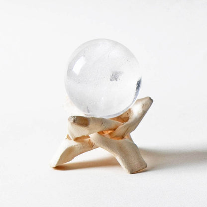 Clear Quartz Sphere with Tripod by Tiny Rituals