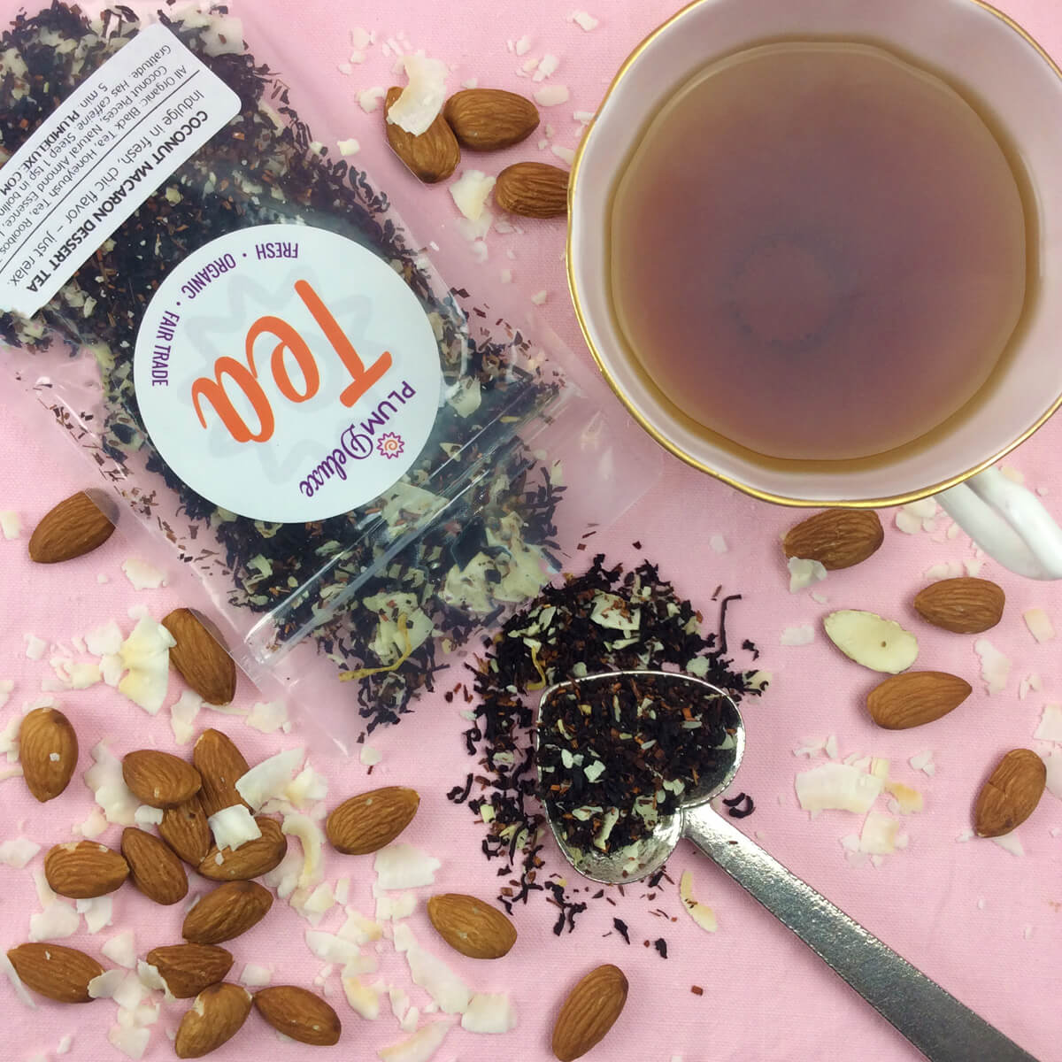 Coconut Macaron Dessert Tea by Plum Deluxe Tea