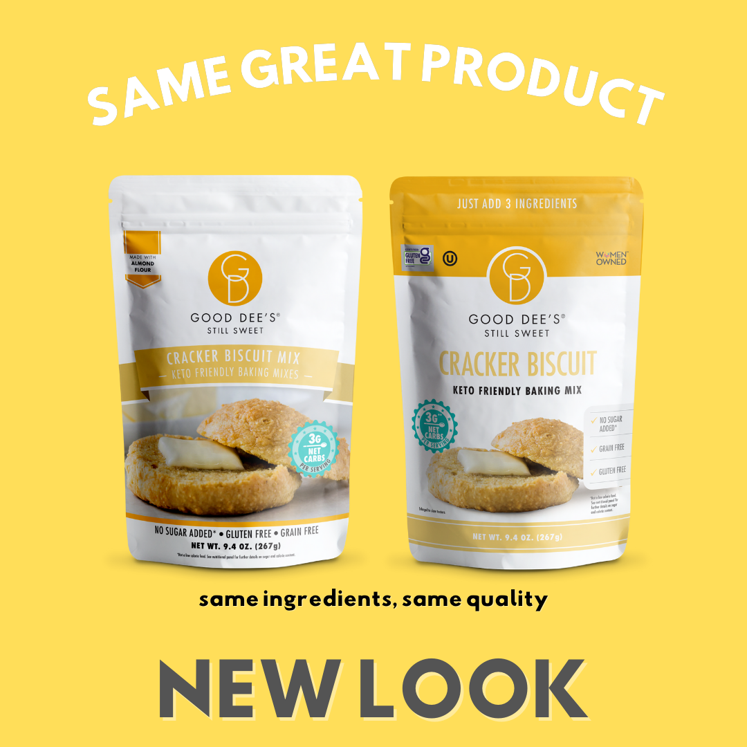 Cracker Biscuit Keto Mix - Gluten Free and No Added Sugar by Good Dee's