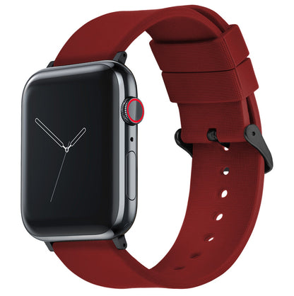 Apple Watch | Silicone | Crimson Red by Barton Watch Bands