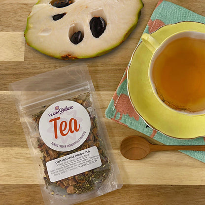 Custard Apple (Cherimoya) Herbal Tea by Plum Deluxe Tea