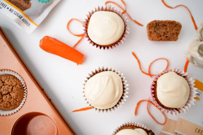 Classic Keto Carrot Bundle - Gluten Free and No Added Sugar, 1 Carrot Cake Mix, 1 Just Add Water Cream Cheese Frosting Mix by Good Dee's