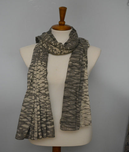 Naturally dyed cotton scarf by OMSutra