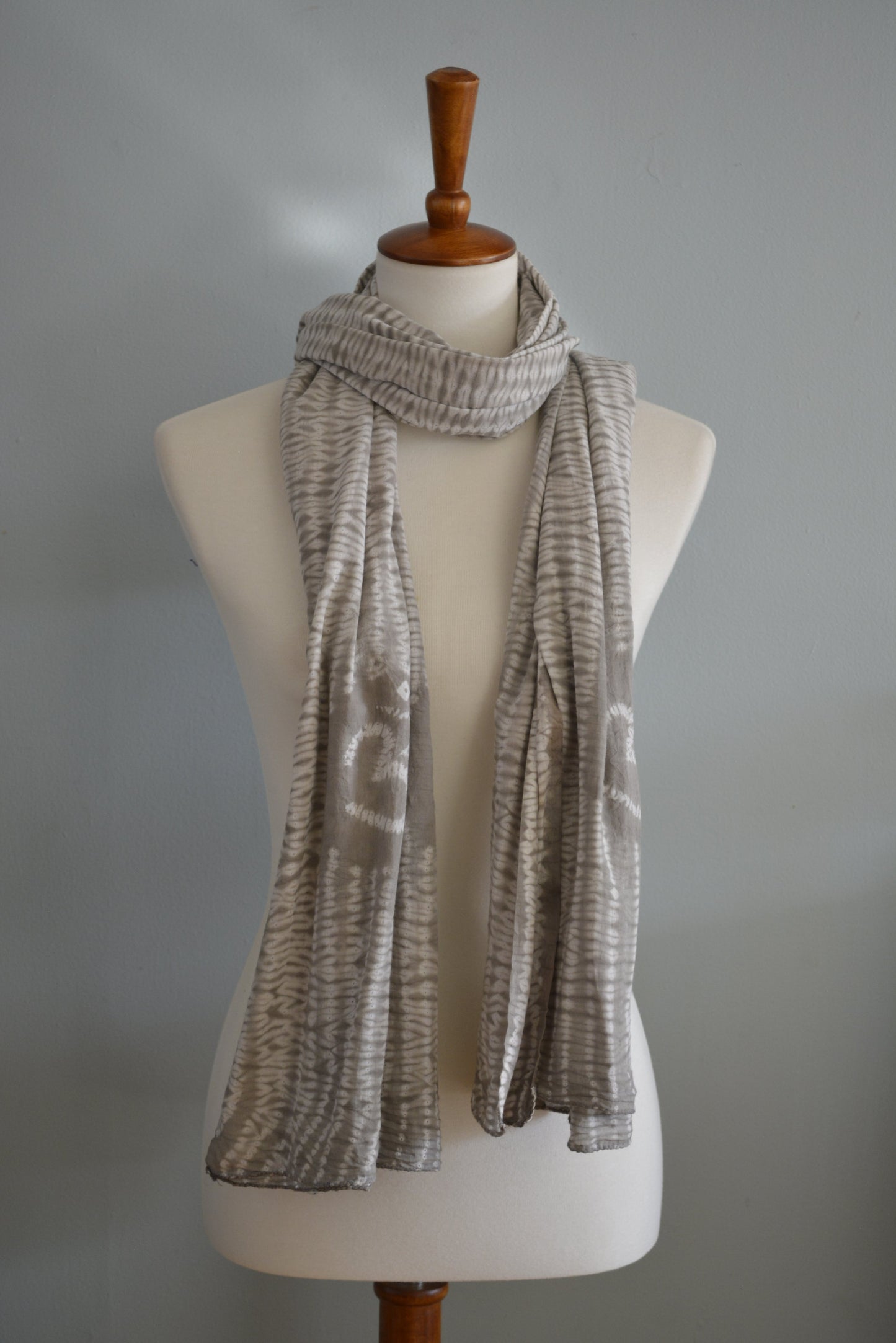 Naturally dyed cotton scarf by OMSutra