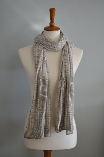 Naturally dyed cotton scarf by OMSutra