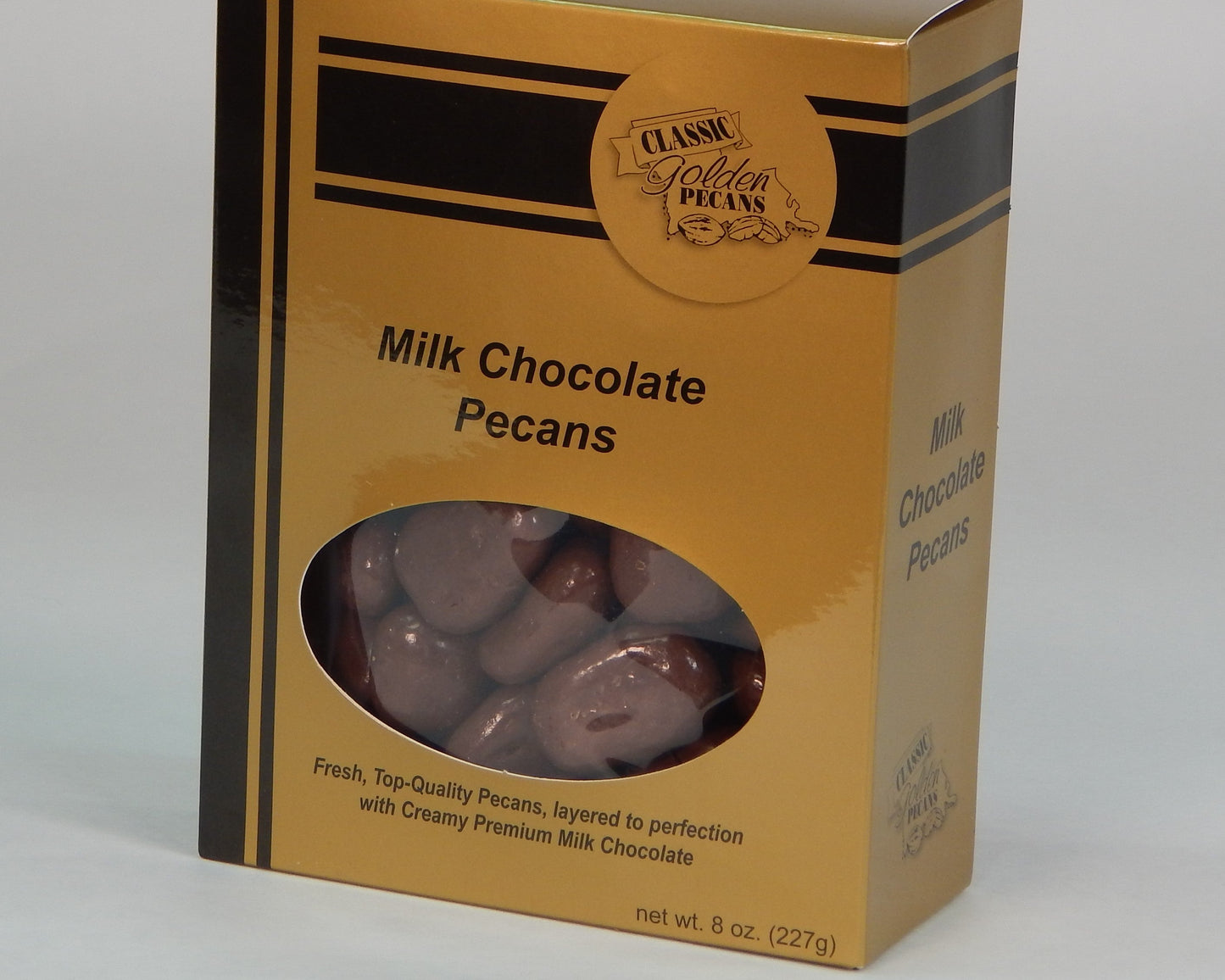 Milk Chocolate Pecans by Classic Golden Pecans