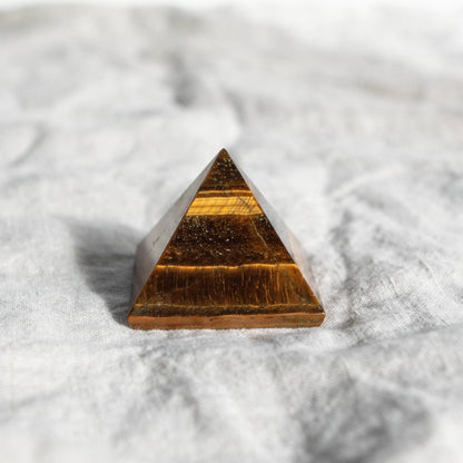 Tiger Eye Pyramid by Tiny Rituals