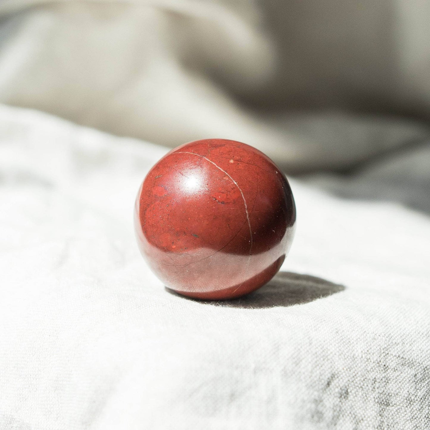 Red Jasper Sphere with Tripod by Tiny Rituals