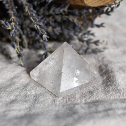 Crystal Quartz Pyramid by Tiny Rituals