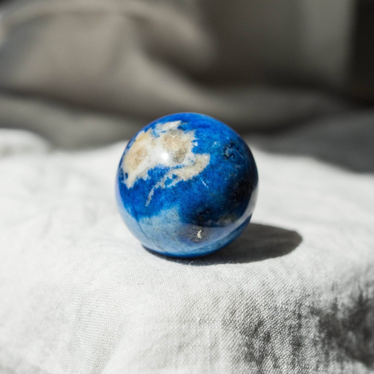 Lapis Lazuli Sphere with Tripod by Tiny Rituals