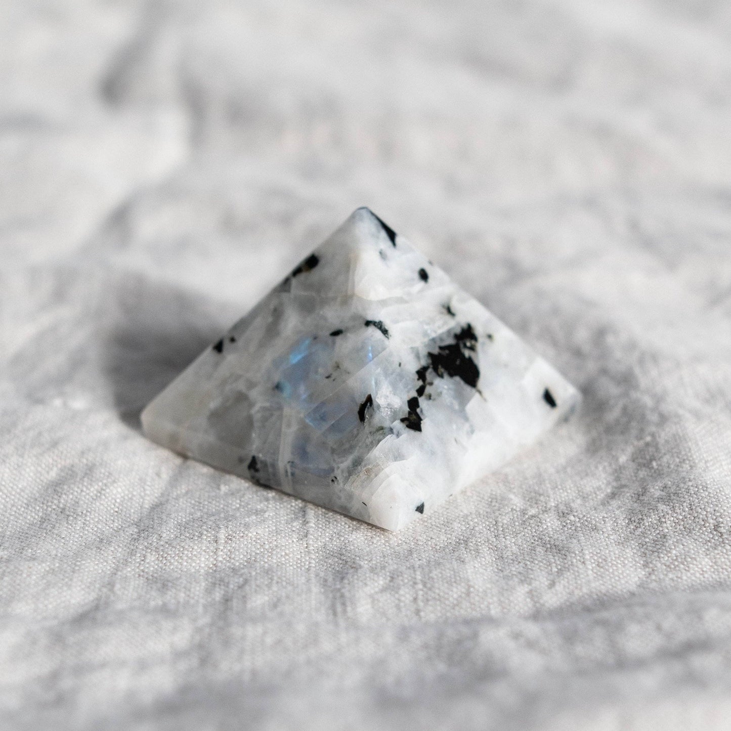 Rainbow Moonstone Pyramid by Tiny Rituals