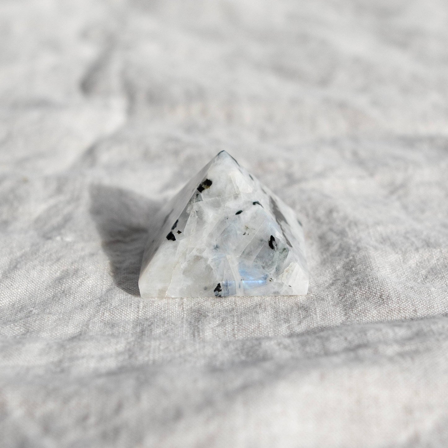 Rainbow Moonstone Pyramid by Tiny Rituals