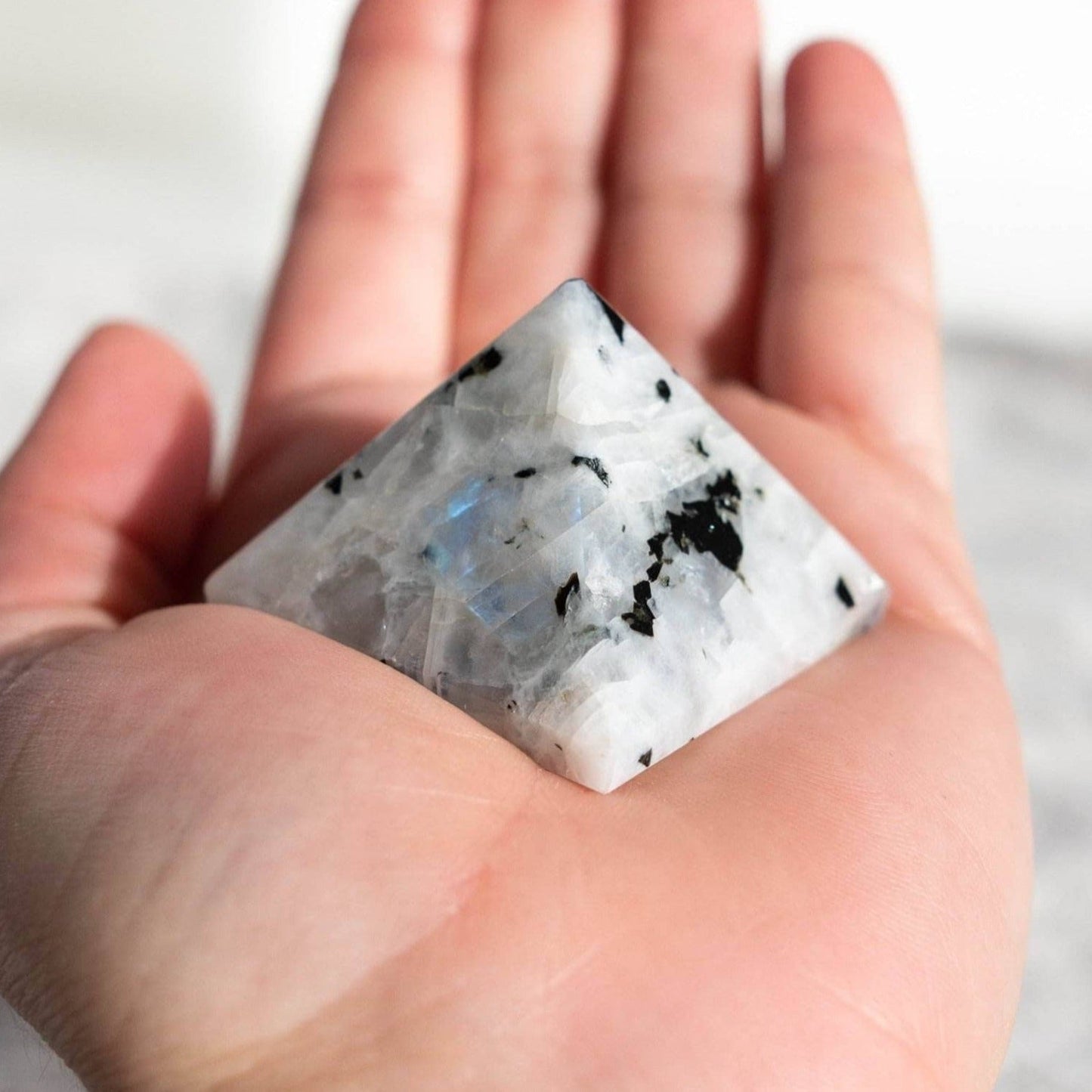 Rainbow Moonstone Pyramid by Tiny Rituals