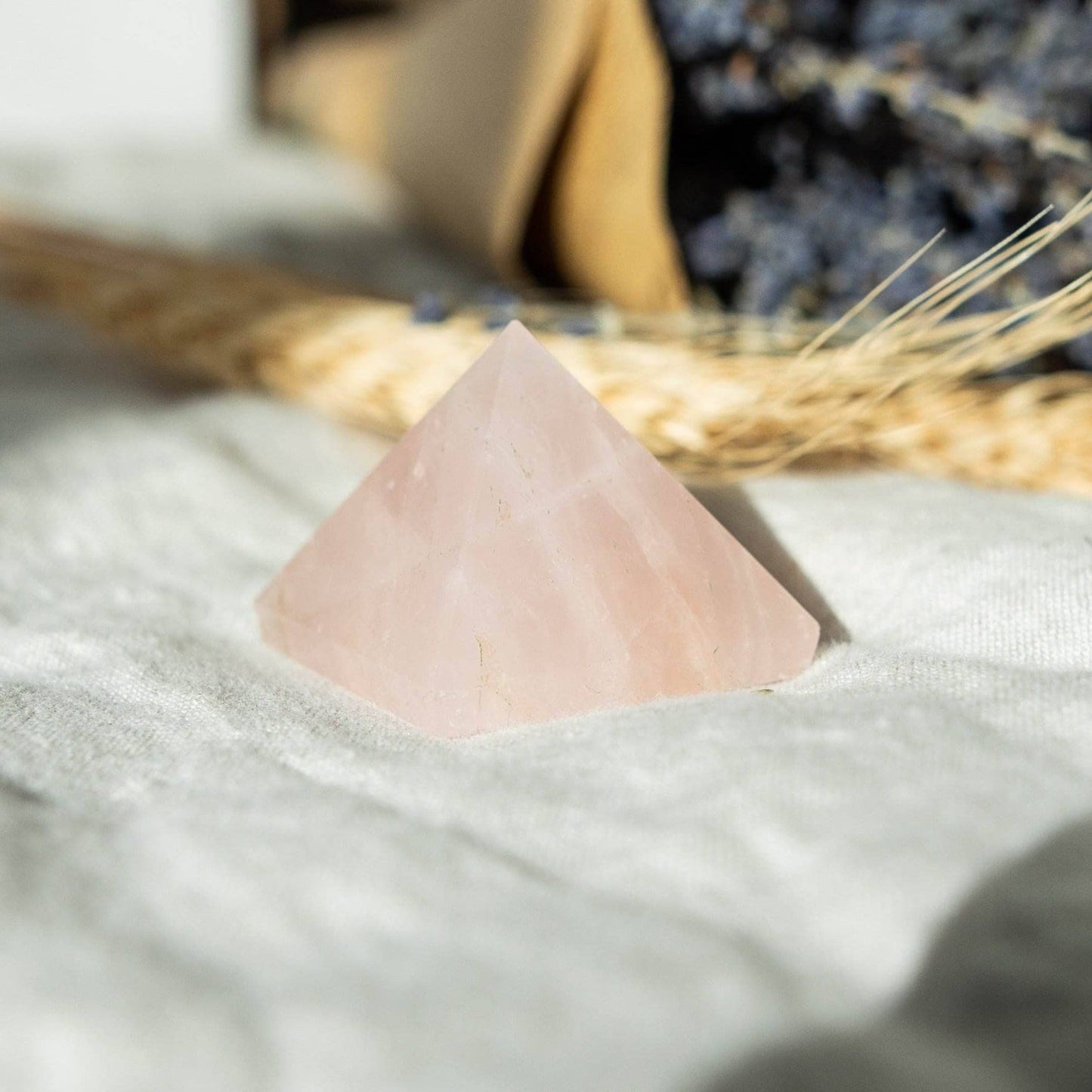 Rose Quartz Pyramid by Tiny Rituals