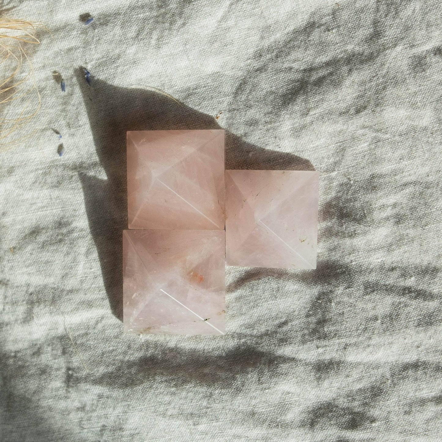 Rose Quartz Pyramid by Tiny Rituals